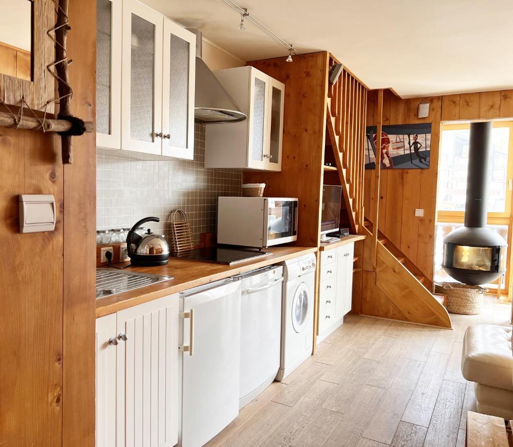 Dernier Etage Avec Vue Sur Les Montagnes Emplacement Exceptionnel Au Coeur De Val Thorens Ski Aux Pieds Prestations Incluses Exterior photo
